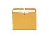 Quality Park® Redi-File™ Clasp Envelopes, 9" x 12", Brown, Box Of 100