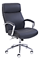 Lorell® Active Lumbar Ergonomic Bonded Leather Chair, Black