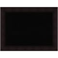 Amanti Art Cork Bulletin Board, 34" x 26", Black, Portico Espresso Wood Frame