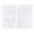 JAM Paper® Plastic Booklet Expansion Envelopes, Letter-Size, 9 3/4" x 13", Snap Closure, Clear
