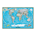 National Geographic Maps World Mural Map, 76 1/2" x 110"