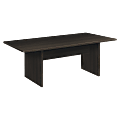 basyx by HON® BL Series Rectangular Conference Table With Slab Base, Espresso