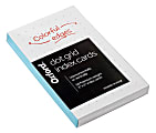 Oxford Dot Grid Index Cards, 3" x 5", Shoreline Blue Edges, Pack Of 50 Cards 1 thumbnail image