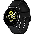 Samsung Galaxy Watch Active (40mm), Black (Bluetooth) - Wrist - Accelerometer, Barometer, Gyro Sensor, Health Sensor, Heart Rate Monitor, Ambient Light Sensor - Timer, Phone, Push Notification 1 thumbnail image