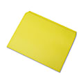 SKILCRAFT® Straight-Cut Color File Folders, Letter Size, 100% Recycled, Yellow, Box Of 100