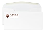 Gummed Seal, Stationery Envelopes, 4-1/8" x 9-1/2",  1-Color Flat Print, Custom #10, 70 lb. Cougar® Opaque Smooth White, Box Of 250 1 thumbnail image