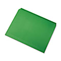 SKILCRAFT® Straight-Cut Color File Folders, Letter Size, 100% Recycled, Green, Box Of 100