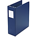 Wilson Jones® Hanging 3-Ring Binder, 3" Square Rings, Blue