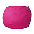 Flash Furniture Small Bean Bag Chair For Kids And Teens, Hot Pink 1 thumbnail image