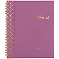 2025 Cambridge® WorkStyle Balance Weekly/Monthly Planner, 8-1/2" x 11", Red Violet, January To December 1 thumbnail image