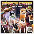 2025 TF Publishing Monthly Mini Wall Calendar, 7” x 7”, Space Cats, January 2025 To December 2025