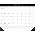 2023-2024 AT-A-GLANCE® Contemporary Academic Monthly Desk Pad Calendar, 21-3/4" x 17", July 2023 To June 2024, AY24X00