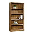 Realspace® Premium Bookcases 70 1/16"H 5-Shelf Transitional Bookcase, Oak/Light Finish, Standard Delivery 1 thumbnail image