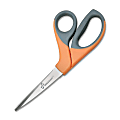 SKILCRAFT® Bent Stainless Steel Shears, 8 3/10", Black/orange 1 thumbnail image