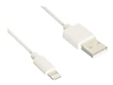 B3E - Lightning cable - USB male to Lightning male - 3 ft - white