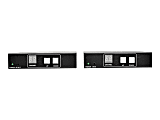 Tripp Lite HDMI / DVI Over IP Transmitter & Receiver Kit w/ RS-232 200M 1080p - 1 Input Device - 1 Output Device - 656 ft Range - 2 x Network (RJ-45) - 1 x HDMI In - 2 x HDMI Out - Serial Port - Full HD - 1920 x 1080 - Twisted Pair - Category 6 1 thumbnail image
