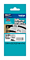 Brother® TZ Flexible Label Tape, TZE-FX251, 0.94" x 26.2', Black Print/White Label 1 thumbnail image