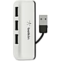 Belkin 4-Port Travel Hub - USB - External - 4 USB Port(s) - 4 USB 2.0 Port(s) - Mac