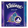 Kleenex® Ultra Soft 3-Ply Facial Tissues, White, 65 Tissues Per Box, Carton Of 27 Boxes
