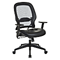 Office Star™ Space 57 Series Dark Air Grid Back Ergonomic Mesh High-Back Managers Office Chair, Black 1 thumbnail image
