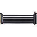 Corsair Premium PCIe 3.0 x16 Extension Cable 300mm - 11.81" Data Transfer Cable for Graphics Card - First End: 1 x PCI-E x16 Male - Second End: 1 x PCI-E x16 Female - 15.8 Gbit/s - Extension Cable - Shielding - Black - 1 1 thumbnail image