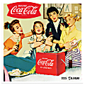 2025 TF Publishing Monthly Mini Wall Calendar, 7” x 7”, Coca-Cola, January 2025 To December 2025