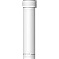 asobu 8-Ounce Skinny Mini Ultimate Lady Flask (White) - 8 fl oz (236.6 mL) - Vacuum - White, Gray 1 thumbnail image