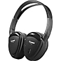 Power Acoustik HP-12s Headphone - Stereo - Black - Wireless - Infrared - 100 ft - Over-the-head - Binaural - Supra-aural