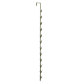 Azar Displays 12-Station Metal Display Rods With Squared Tops, 32" x 1/4", Almond, Pack Of 10 Rods 1 thumbnail image