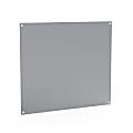 Azar Displays Metal Magnetic Board Panels For Pegboards/Wall Mount, 13-3/4" x 15-3/4", Silver, Pack Of 2 Panels