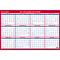 2024-2025 AT-A-GLANCE® Reversible Academic And Regular Year Wall Calendar, 24” x 36”, PM200S28