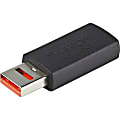 StarTech.com Secure Charging USB Data Blocker Adapter, Male/Female USB-A Data Blocking Charge/Power-Only Charging Adapter for Phone/Tablet - USB-A data blocking charging only adapter prevents data theft/spyware/malware - Power-Only No Data Pins