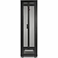 NetShelter SV 48U 600mm Wide x 1200mm Deep Enclosure with Sides Black - 48U Rack x 19" Rack- Black - 1014 lb Dynamic/Rolling Weight Capacity 1 thumbnail image