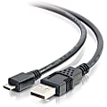 C2G 3ft USB to Micro B Cable - USB A to Micro USB Cable - USB 2.0 - M/M - USB cable - USB (M) to Micro-USB Type B (M) - 3.3 ft - black