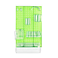 Azar Displays 10-Piece Pegboard Organizer Kit, Green