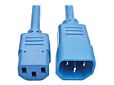Eaton Tripp Lite Series PDU Power Cord, C13 to C14 - 10A, 250V, 18 AWG, 6 ft. (1.83 m), Blue - Power extension cable - P004006ABL 1 thumbnail image