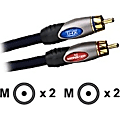 Monster Cable Ultra Series THX 600 Audio Interconnects ULT I600-4 - audio cable - 4 ft 1 thumbnail image