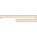 Samsung 2020 75" The Frame Customizable Bezel - Beige - 37.90" x 1.70" Frame Size - Rectangle - Flexible, Magnetic - Beige 1 thumbnail image