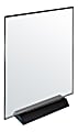 Azar Displays Acrylic Frame Sign Holders, 11"H x 8-1/2"W x 3-1/8"D, Clear, Pack Of 2 Holders