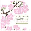 2025 TF Publishing Monthly Mini Wall Calendar, 7” x 7”, Flower Garden, January 2025 To December 2025