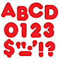 TREND Ready Letters®, 4", Casual Letters/Numbers, Red, Pack Of 72