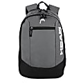 HEAD Crosscourt Backpack With 15" Laptop Pocket, Gray