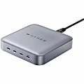 Targus Hyper Thunderbolt 4 Power Hub With Integrated GaN Power Source For Notebook/Tablet PC, 1-2/10”H x 4-9/10”W x 4-9/10”D, Gray 1 thumbnail image