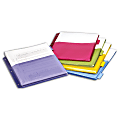 Office Depot Expanding Index Dividers, 5 Tabs, Assorted, Pack Of 5