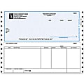 Continuous Accounts Payable Checks For RealWorld®, 9 1/2" x 7", Box Of 250, AP83, Bottom Voucher 1 thumbnail image