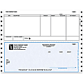Continuous Accounts Payable Checks For RealWorld®, 9 1/2" x 7", Box Of 250, AP84, Bottom Voucher 1 thumbnail image