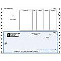 Custom Continuous Accounts Payable Checks For Sage Peachtree®, 9 1/2" x 7", Box Of 250