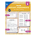 Carson-Dellosa Instant Assessments For Data Tracking Math Resource Book, Grade 5