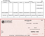 Custom Continuous Payroll Checks For DACEASY®, 9 1/2" x 7", Box Of 250