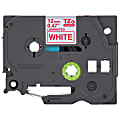 Brother® TZe-232 Red-On-White Tape, 0.5" x 26.2' 1 thumbnail image